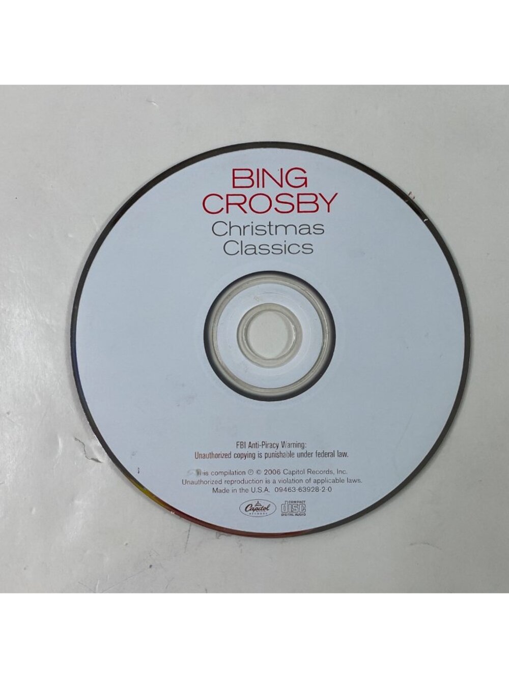Bing Crosby - Christmas Classics 2006 CD Capitol Records Holiday Tunes